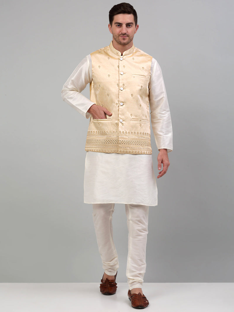 Men's Embroidered Nehru Jacket