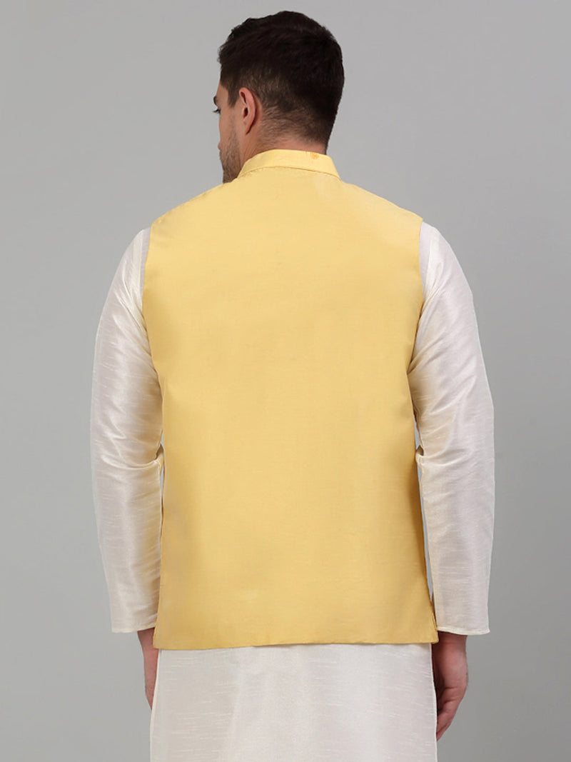 Men's Embroidered Nehru Jacket