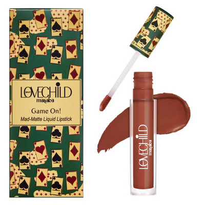 LoveChild By Masaba Gupta Hukum Transfer-proof Brown Liquid Lipstick