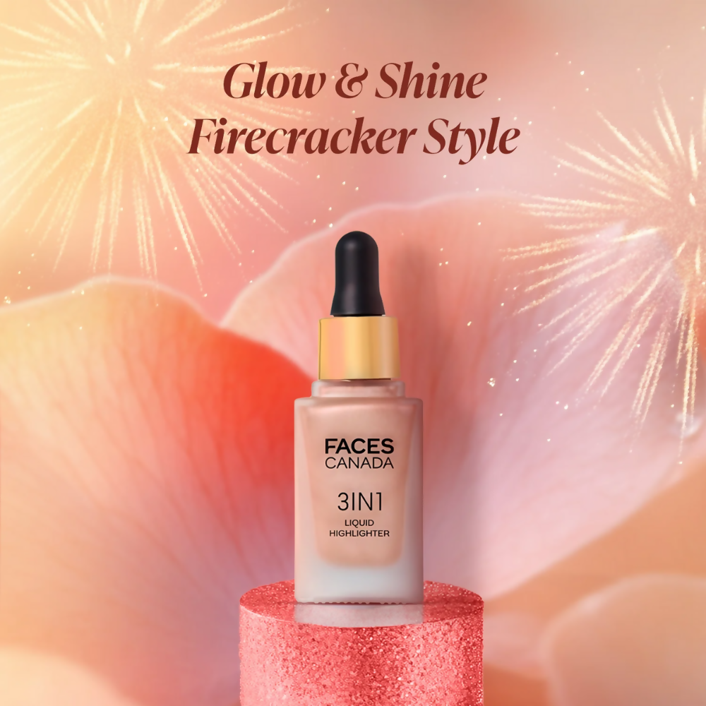 Faces Canada 3 in 1 Liquid Highlighter - Gold 01