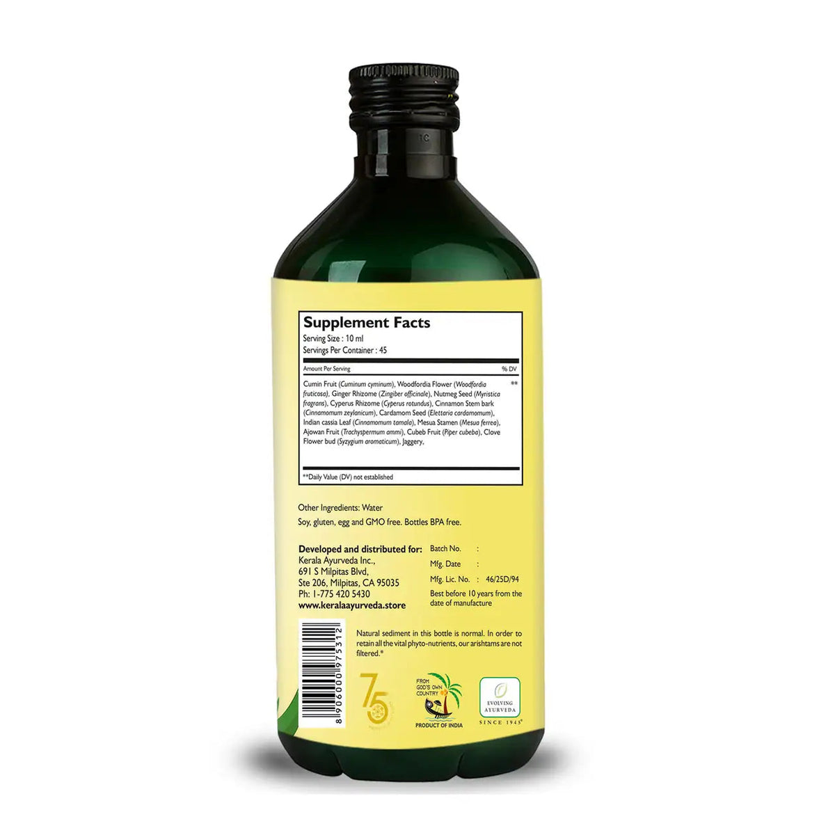 Kerala Ayurveda USA Jeerakarishtam