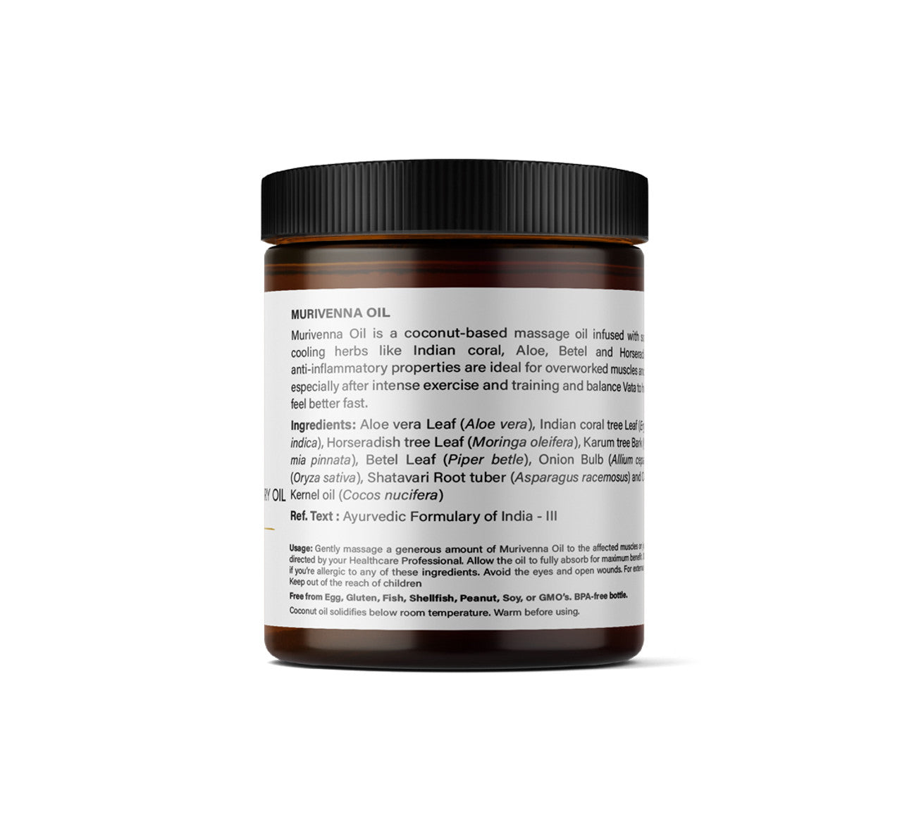 Kerala Ayurveda USA Joint and Tissue Recovery Oil - Murivenna