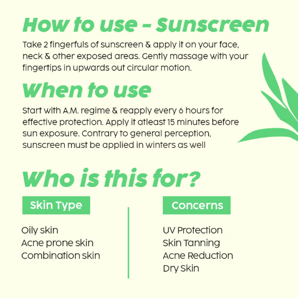 PLIX The Plant Fix 0.1% Salicylic Acid Mattifying Sunscreen SPF50+ PA+++ & Niacinamde Serum