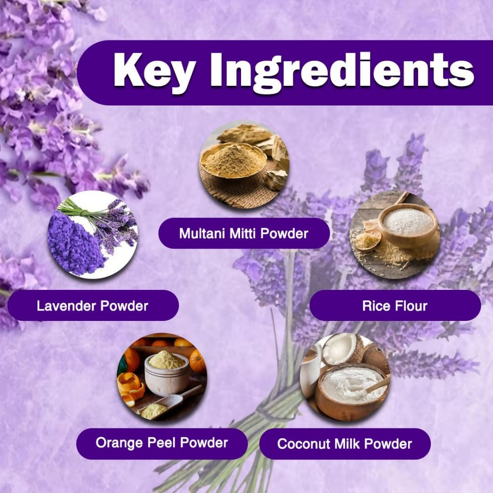 VedicAyurveda Herbal Wax Powder - Lavender