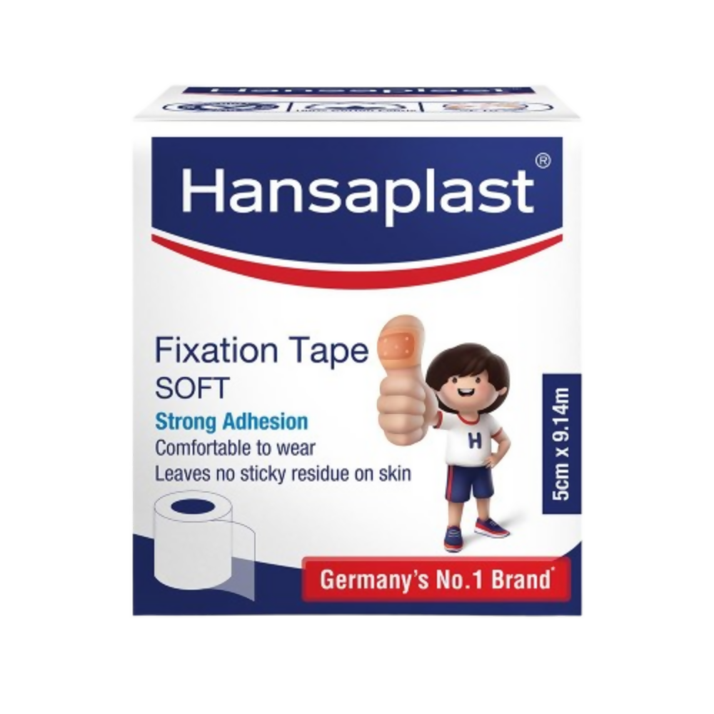 Hansaplast Soft Fixation Tape for Wound Dressing - 5.00Cm X 9.14Mtr