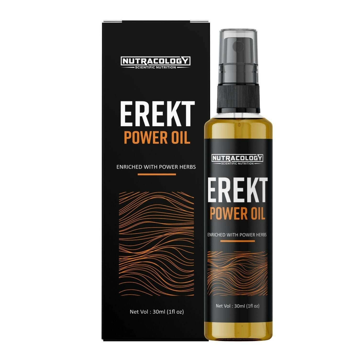 Nutracology Erekt Oil for Strength & Power - Men