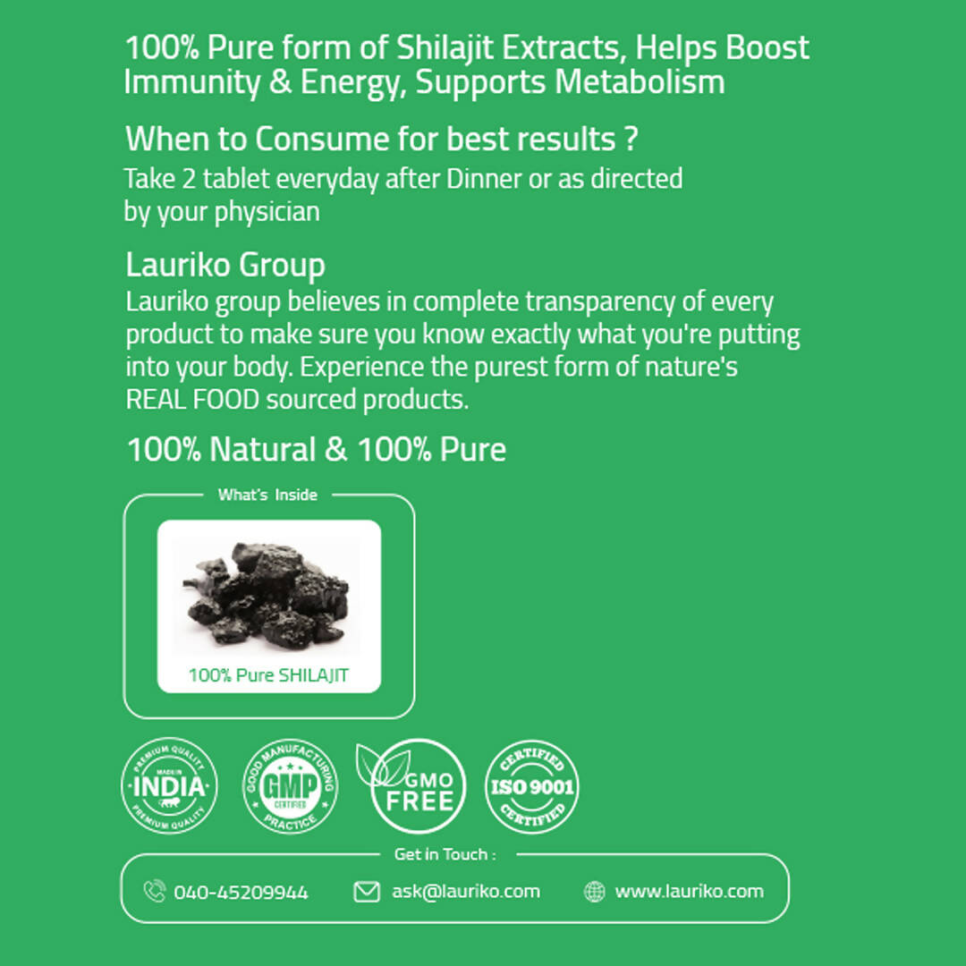 Laurik Himalayan Sj 1000Mg Tablets| Sj Tablets Boosts Stamina, Strength And Support Vitality