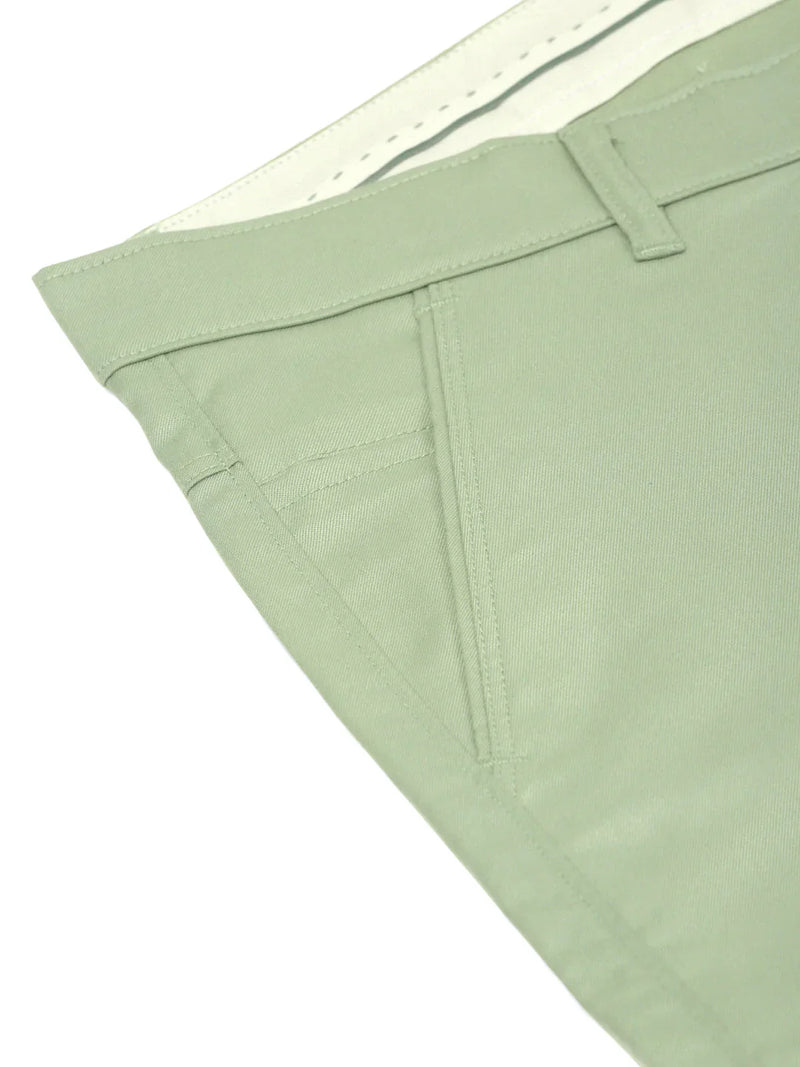 Jainish Men's Casual Cotton Solid Cargo Pants ( KGP 154 Pista-Green )