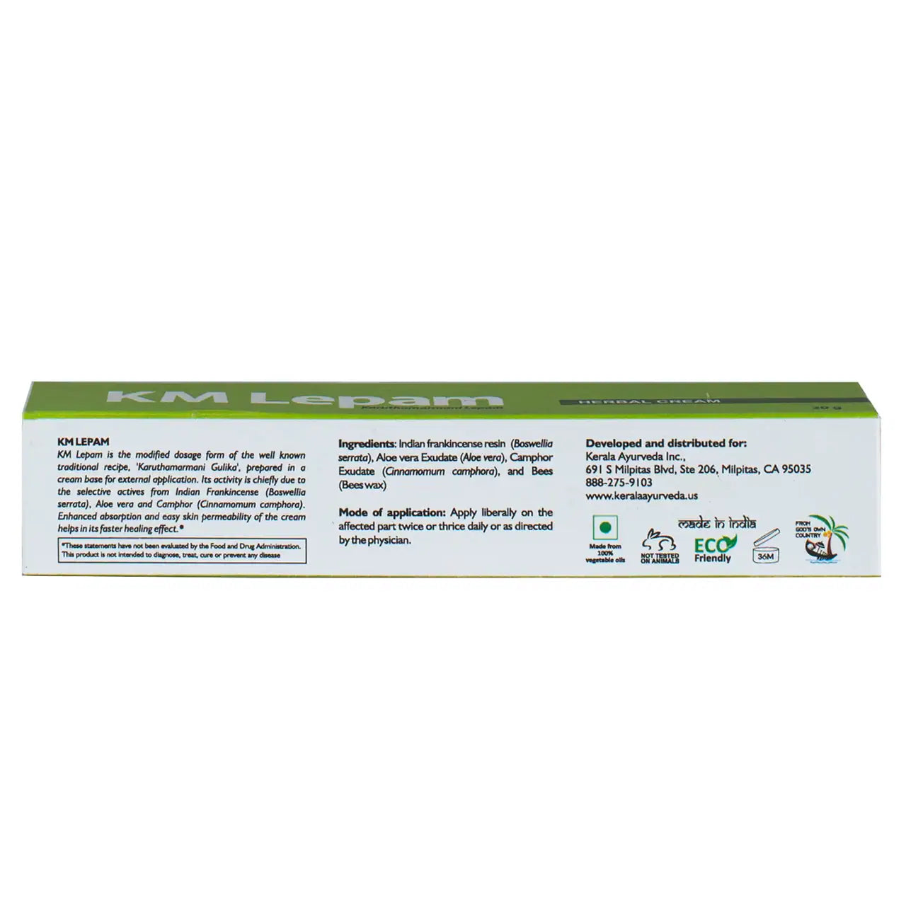 Kerala Ayurveda USA Headache Relief - KM Lepam