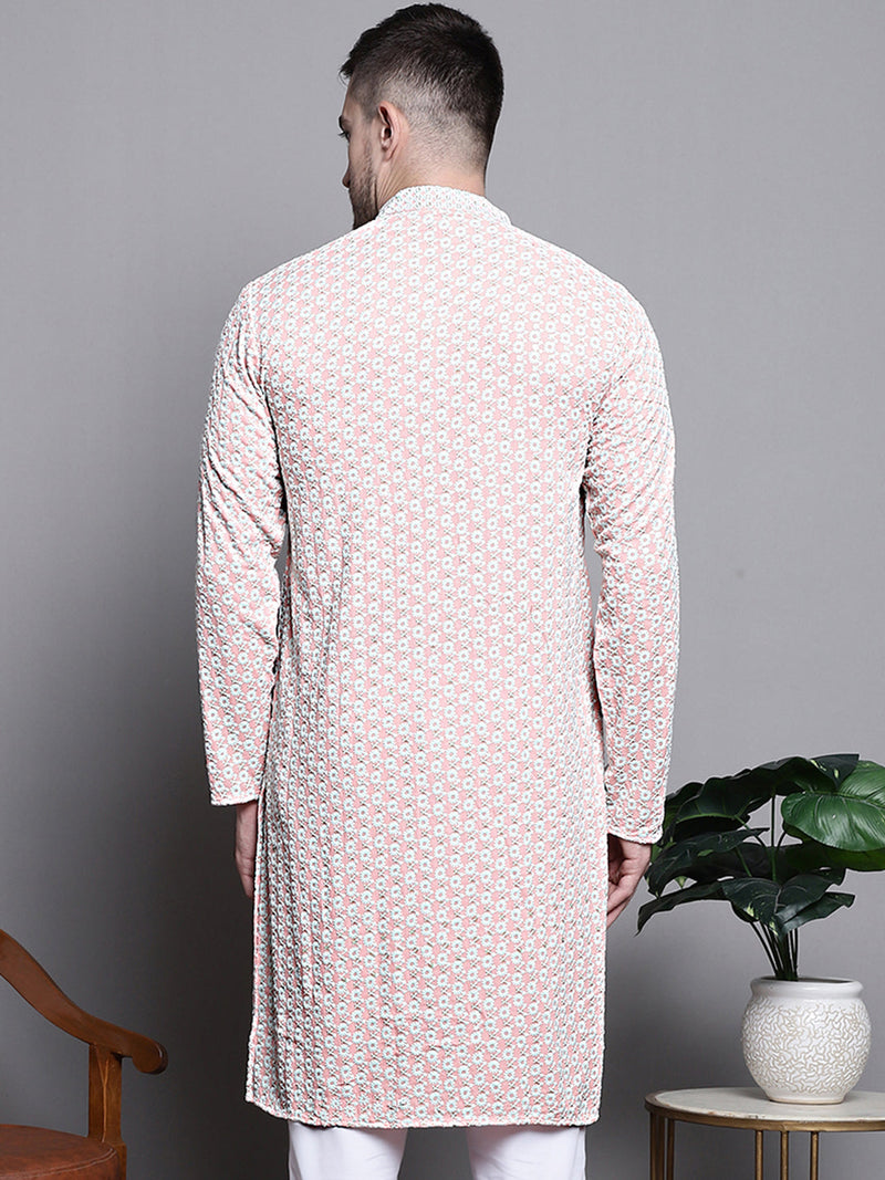 Sequin Embroidered Pure Cotton Kurtas