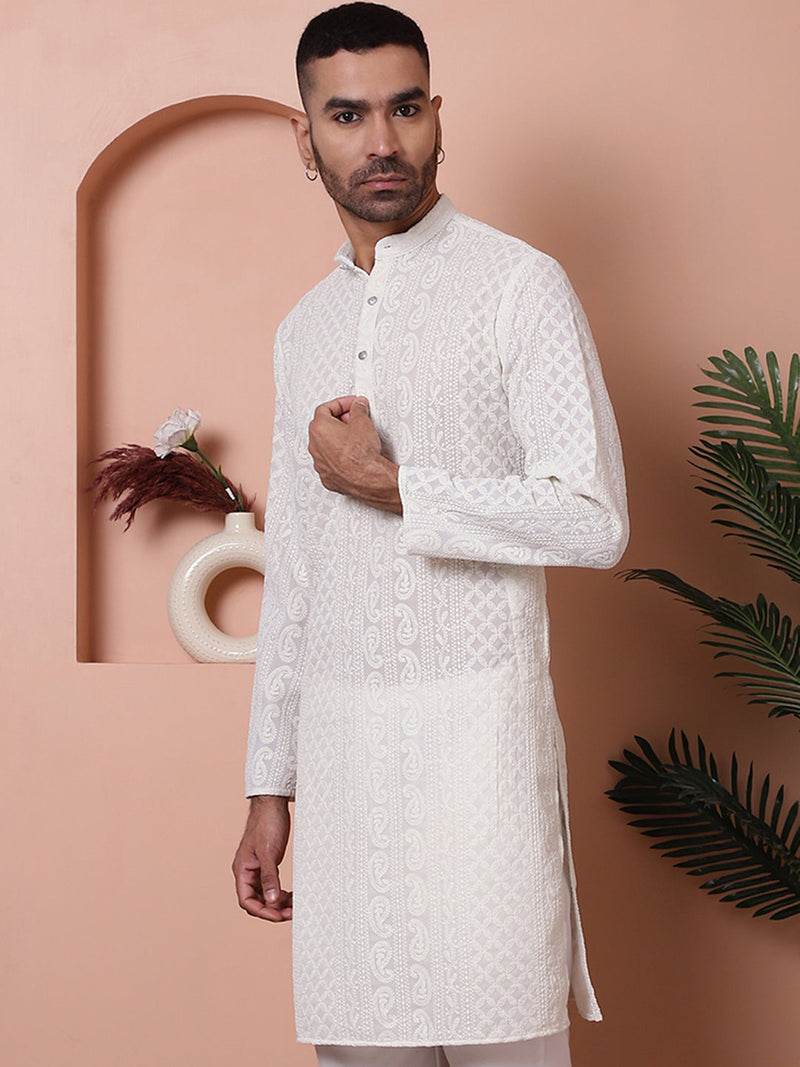 Men's Embroidered Kurtas