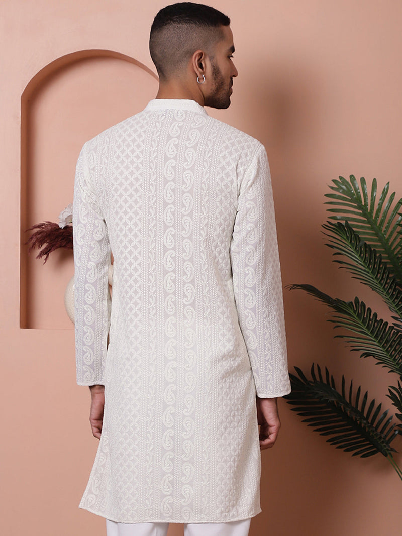 Men's Embroidered Kurtas