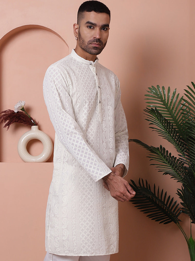 Men's Embroidered Kurtas