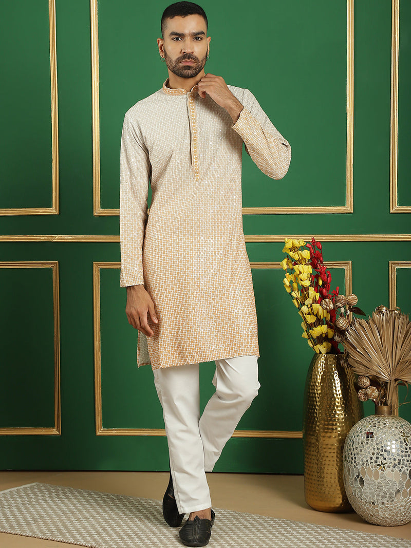 Men's Embroidered Kurtas