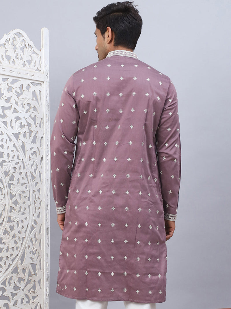 Men's Sequins Embroidered Kurtas