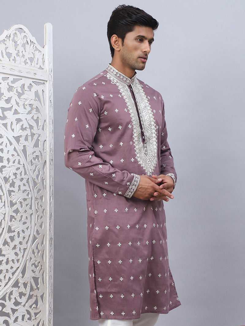 Men's Sequins Embroidered Kurtas