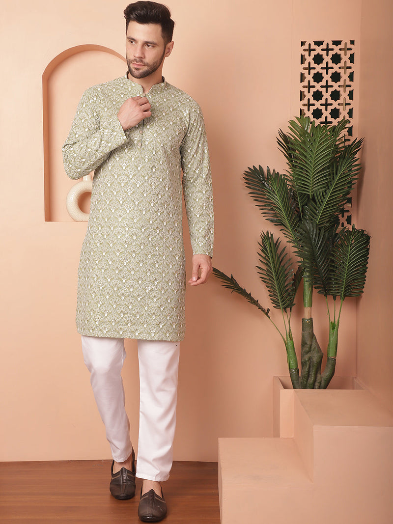 Chikankari Pure Cotton Kurtas