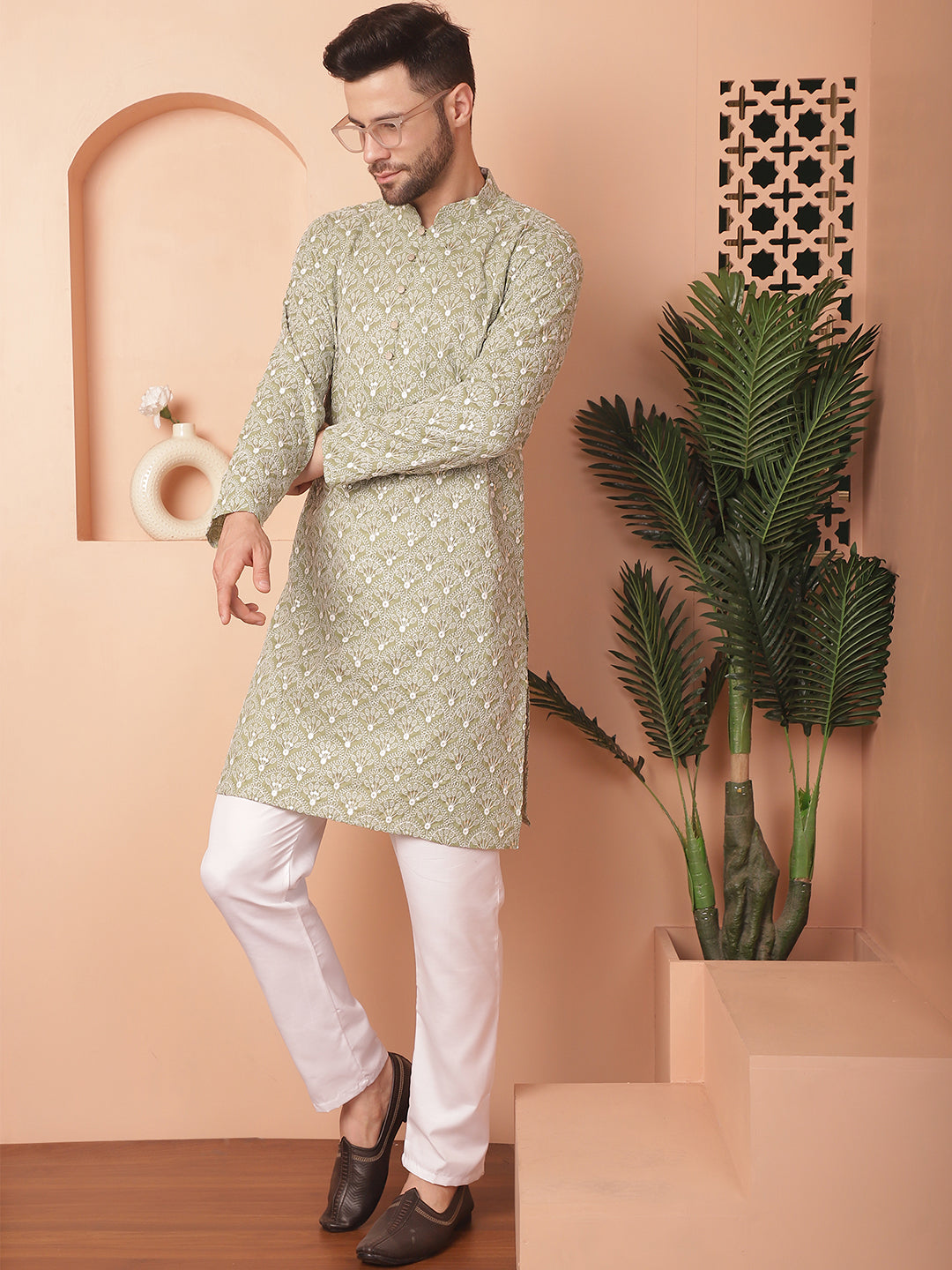 Chikankari Pure Cotton Kurtas