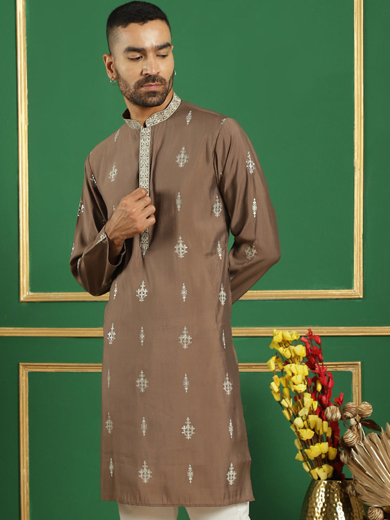 Men's Embroidered Kurtas