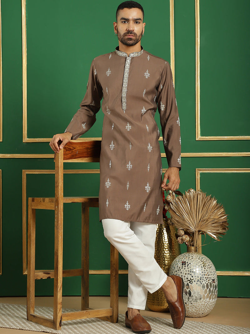 Men's Embroidered Kurtas