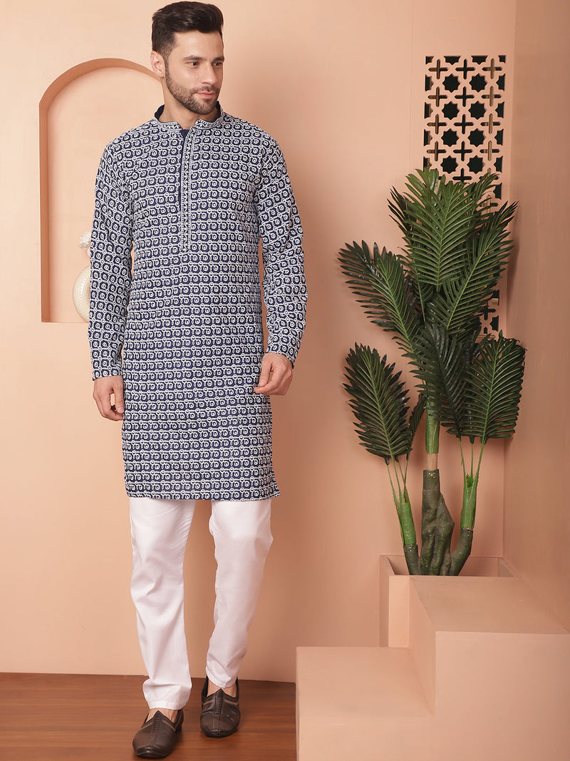 Chikankari Pure Cotton Kurtas