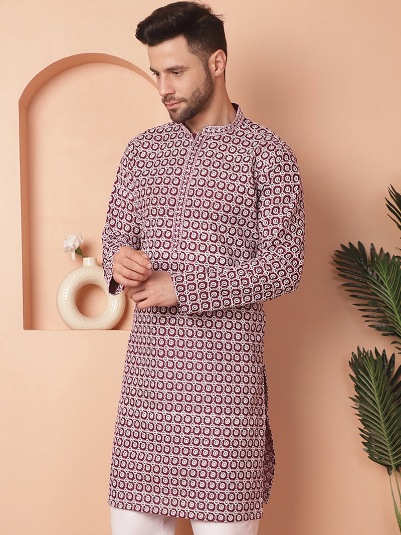 Chikankari Pure Cotton Kurtas