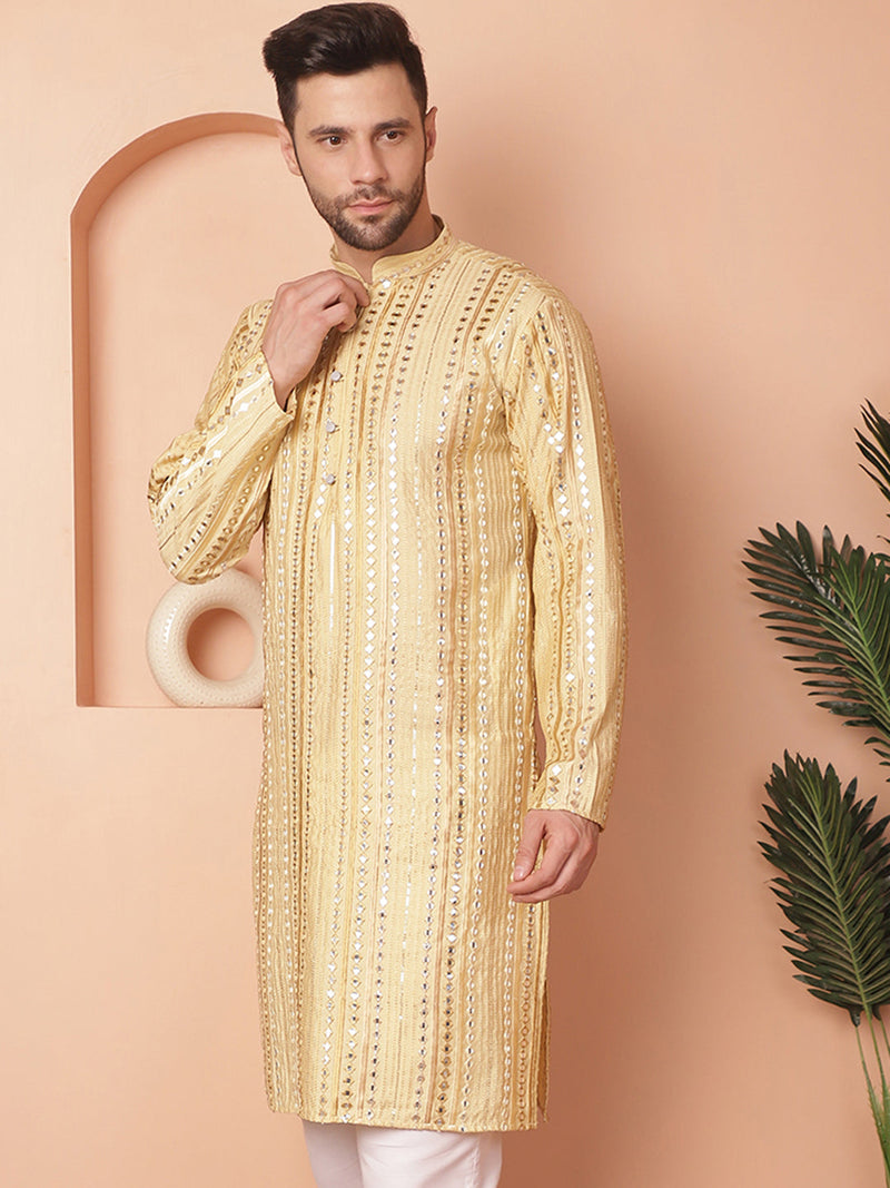 Men's Mirror Work Kurtas