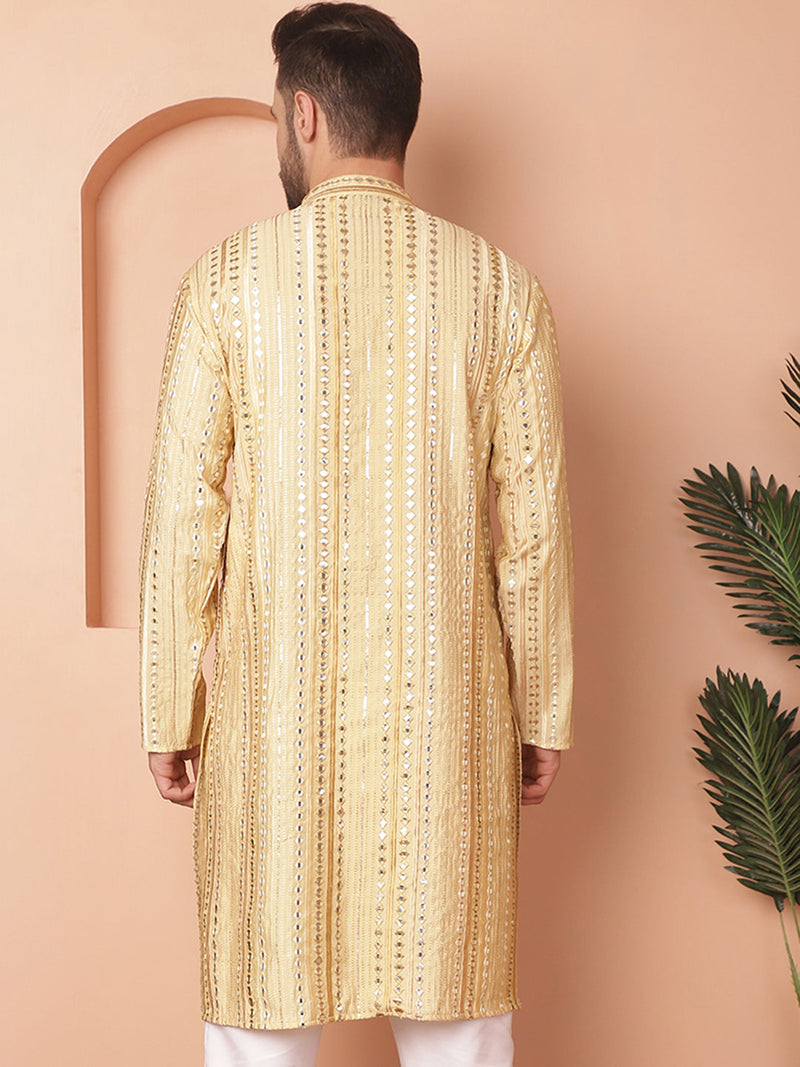 Men's Mirror Work Kurtas