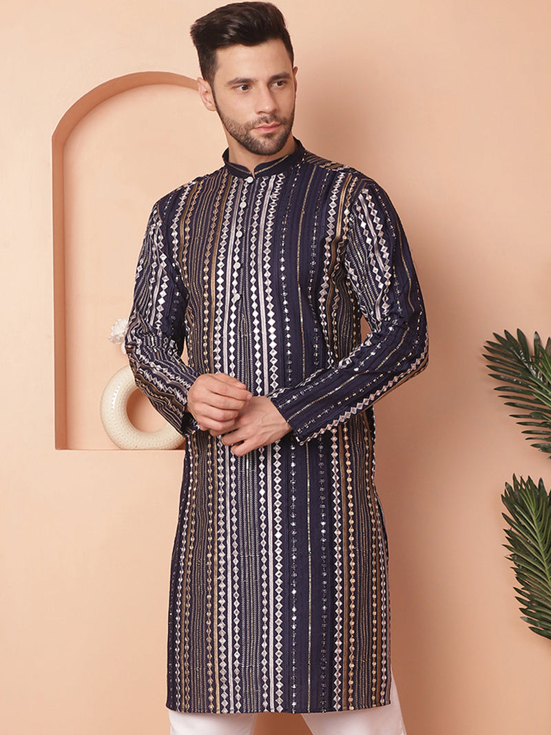 Men's Mirror Work Kurtas