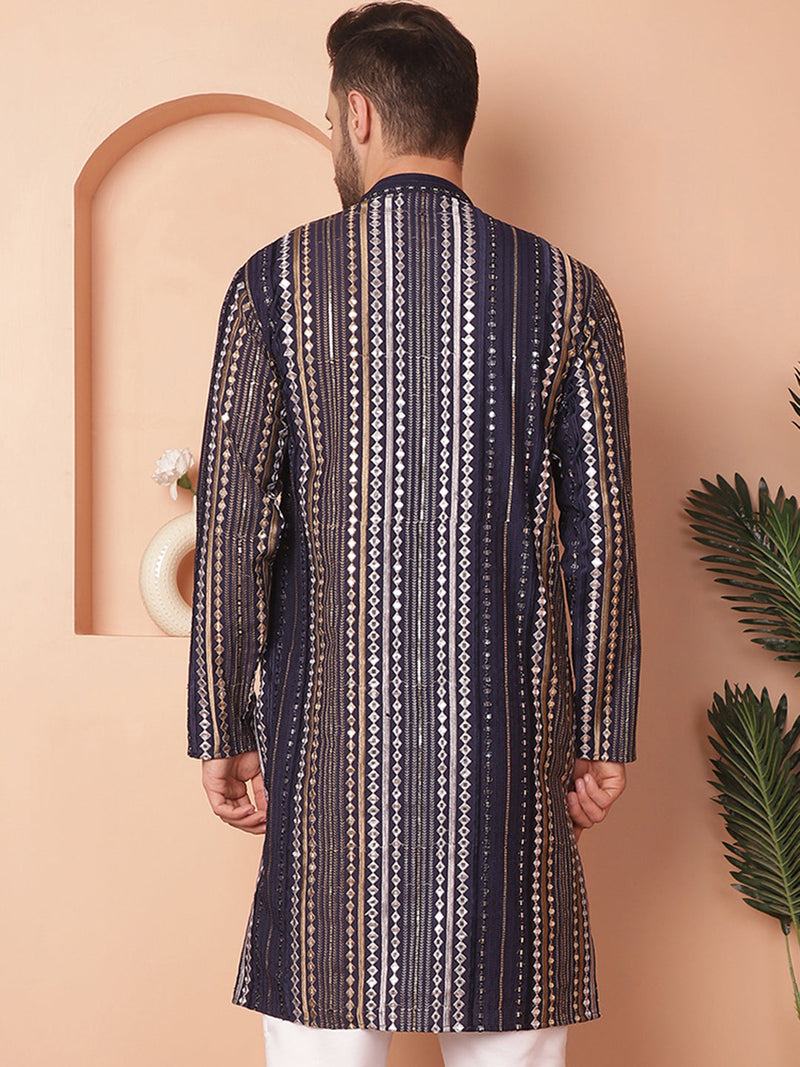 Men's Mirror Work Kurtas