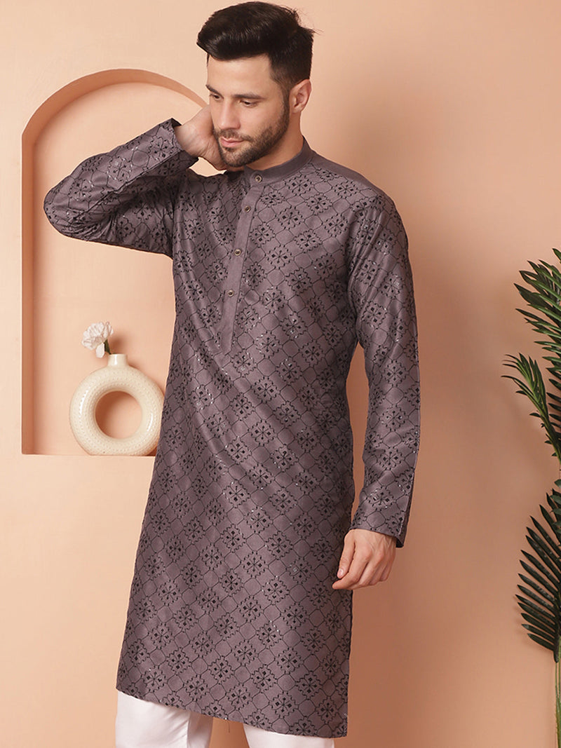 Men's Chikankari and Sequence Kurtas