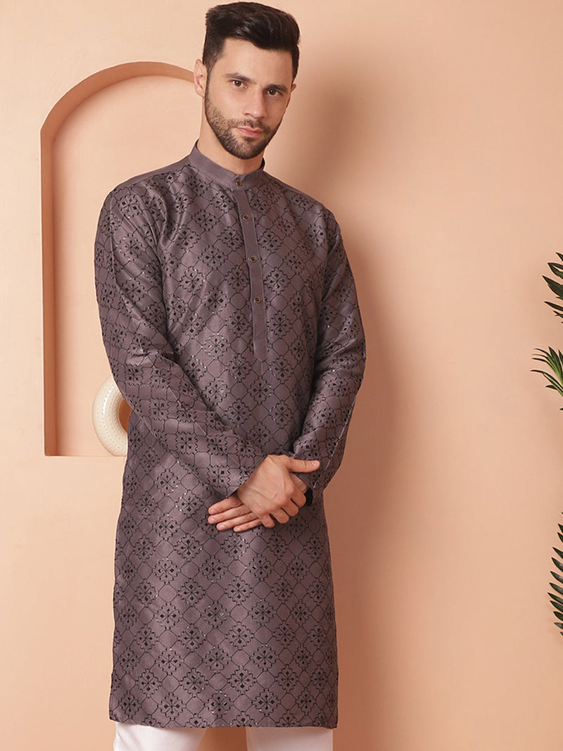 Men's Chikankari and Sequence Kurtas