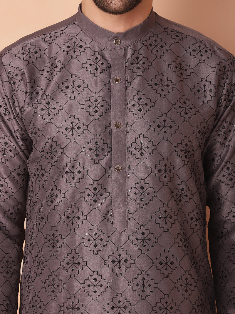 Men's Chikankari and Sequence Kurtas