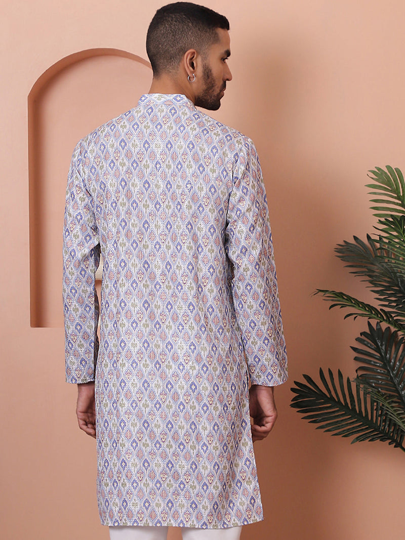 Men's Printed and Embroidered Kurtas