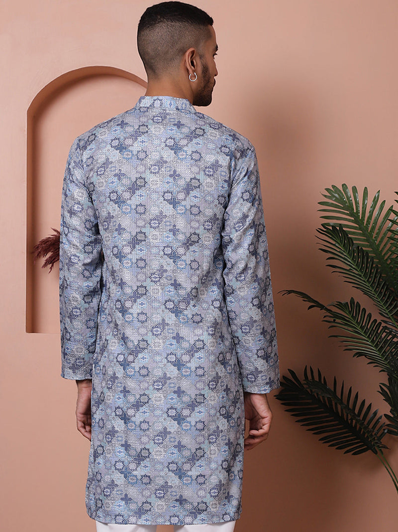 Men's Printed and Embroidered Kurtas