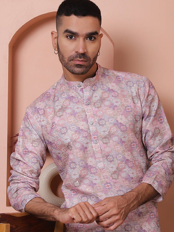 Men's Printed and Embroidered Kurtas