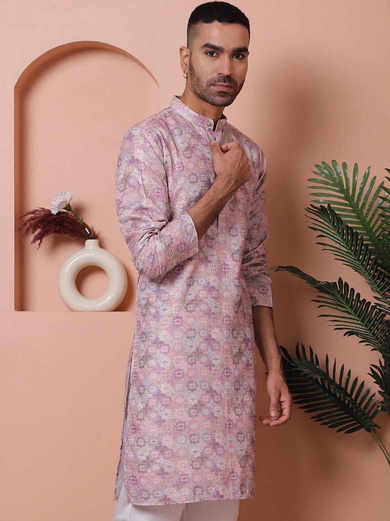 Men's Printed and Embroidered Kurtas