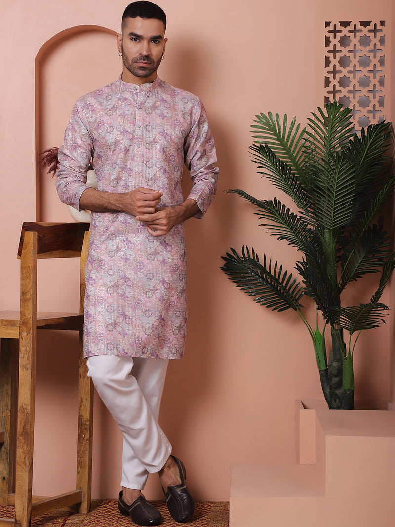 Men's Printed and Embroidered Kurtas