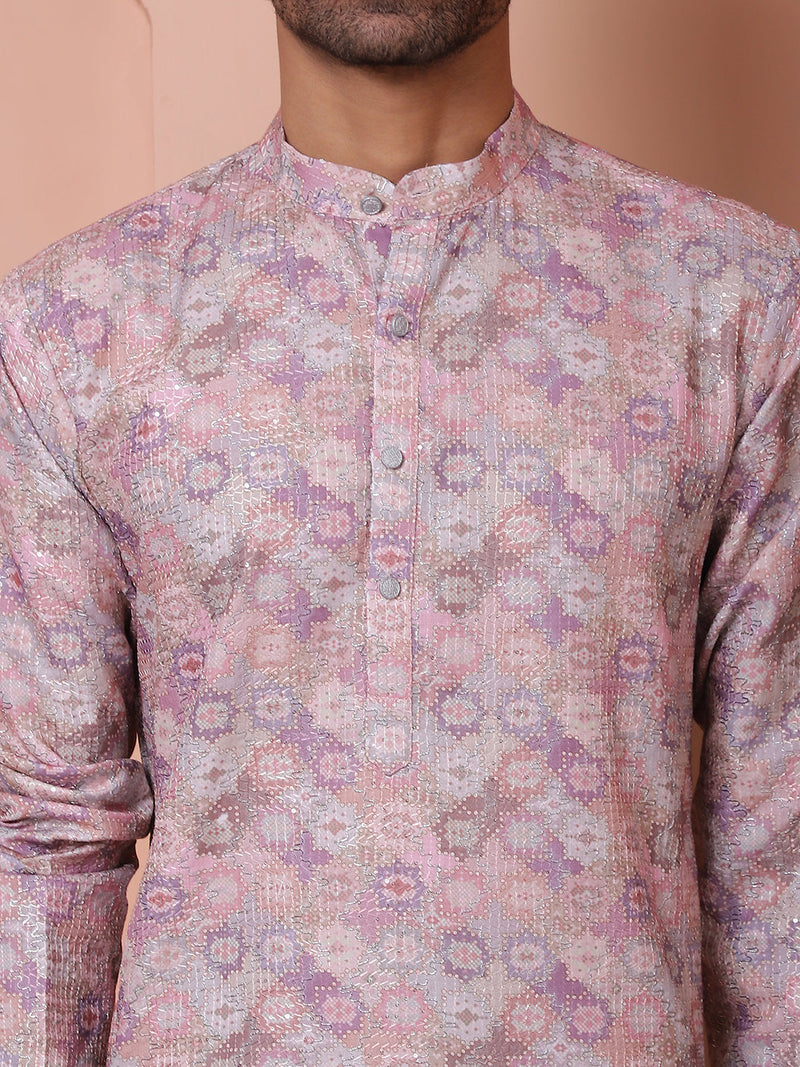 Men's Printed and Embroidered Kurtas