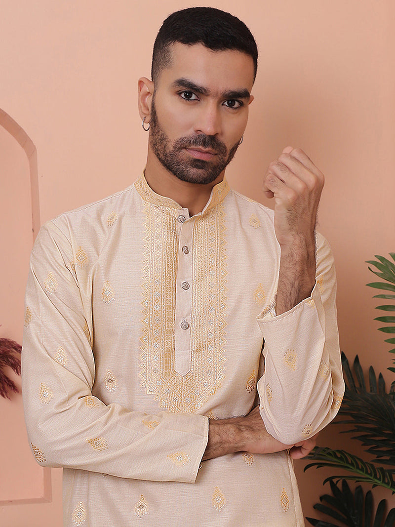 Men's Foil Printed Kurtas