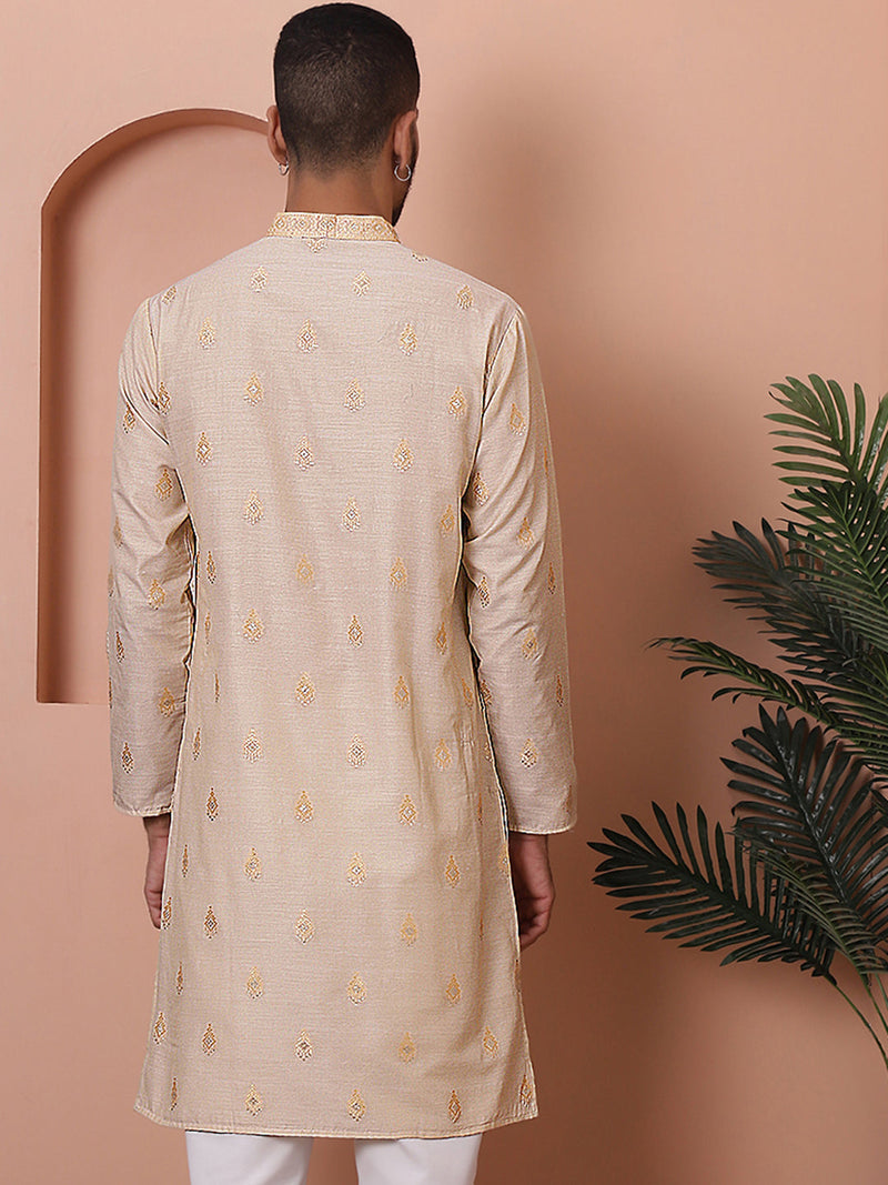 Men's Foil Printed Kurtas