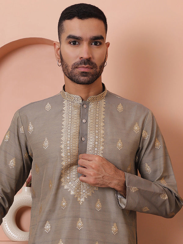 Men's Foil Printed Kurtas