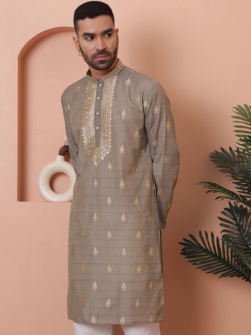 Men's Foil Printed Kurtas