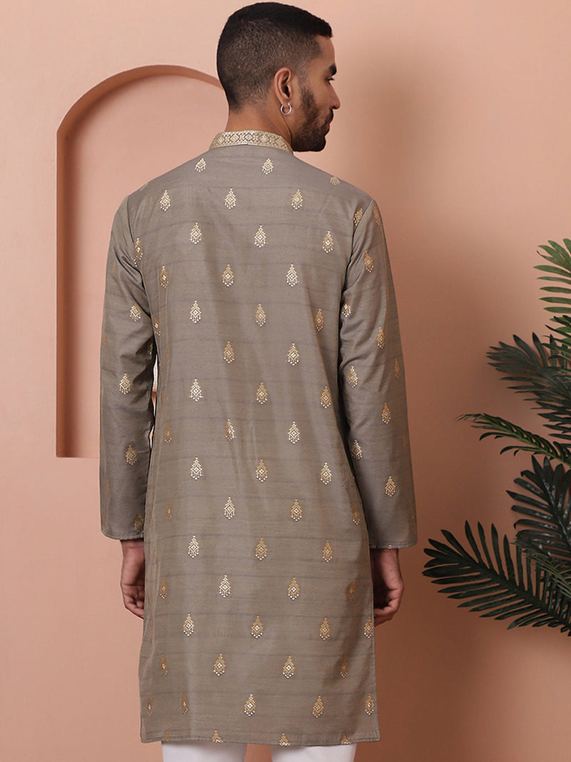 Men's Foil Printed Kurtas