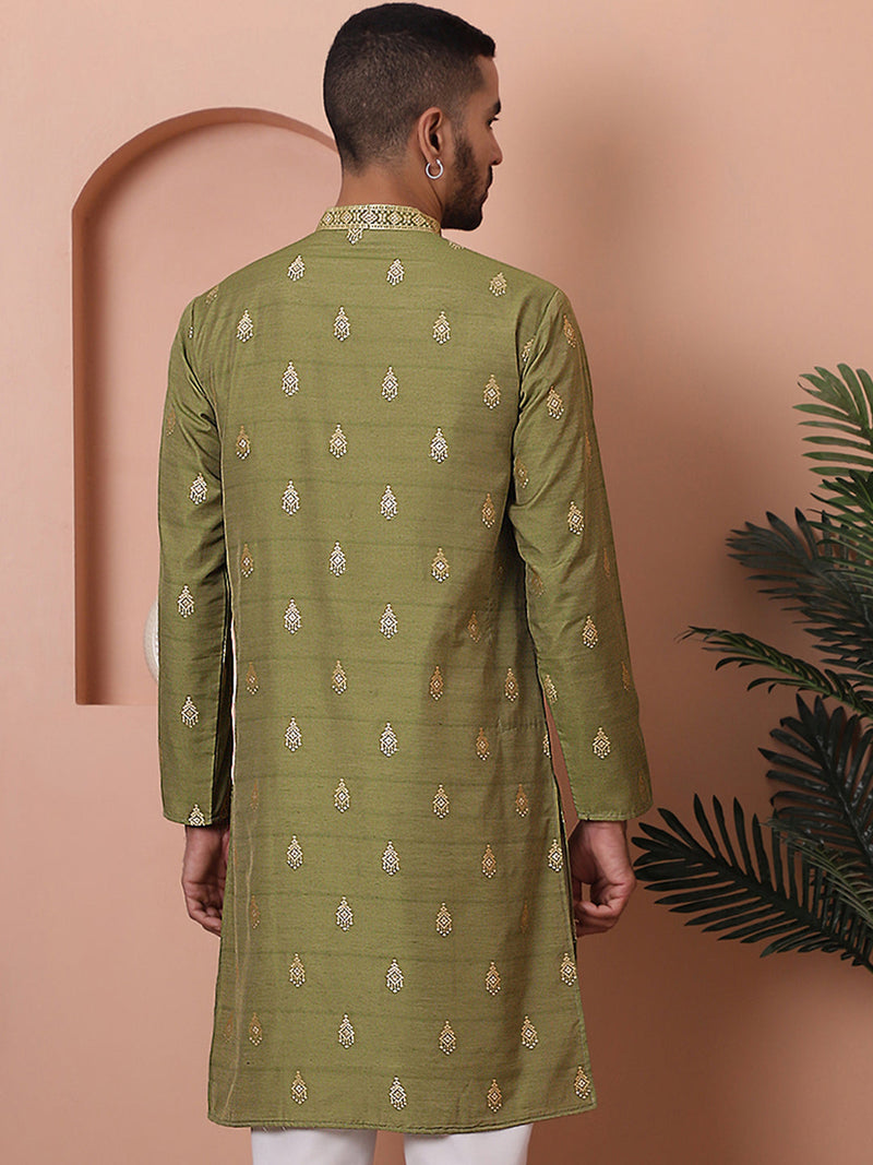 Men's Foil Printed Kurtas