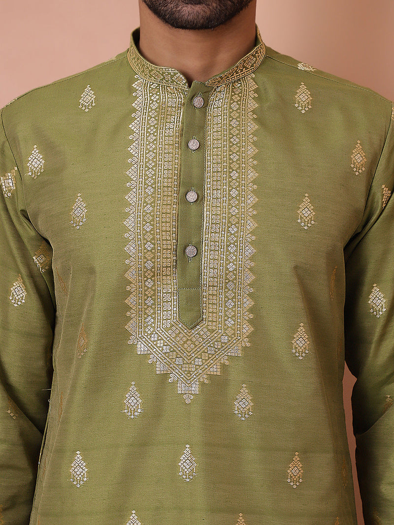 Men's Foil Printed Kurtas