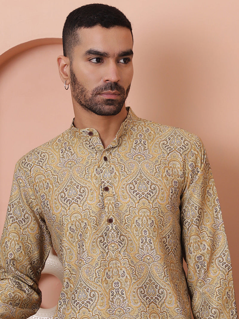 Men Printed Cotton Kurtas