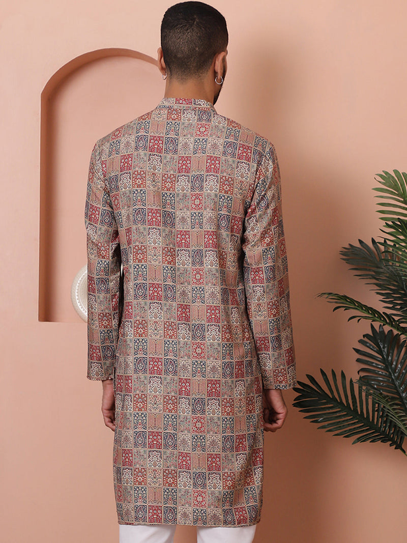 Men Printed Cotton Kurtas