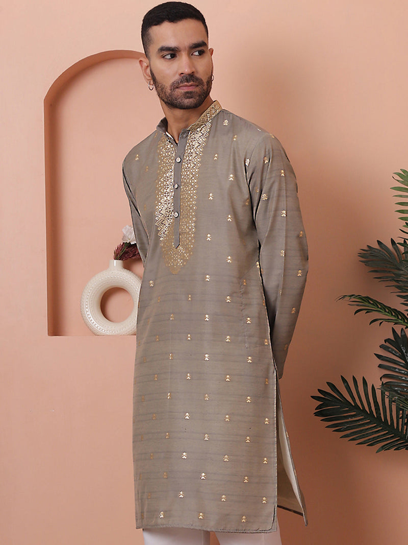 Men's Foil Printed Kurtas