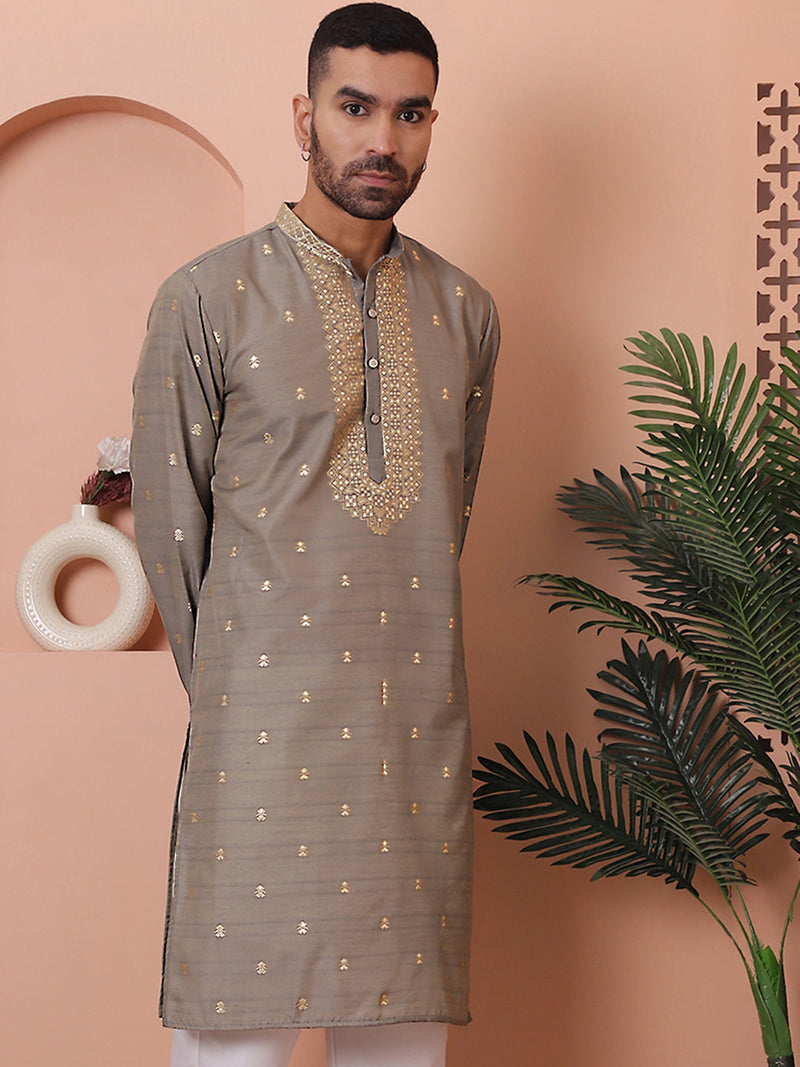 Men's Foil Printed Kurtas